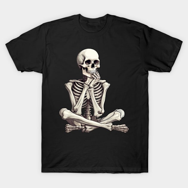 Skeleton Halloween T Shirt T-Shirt by globalstar1983